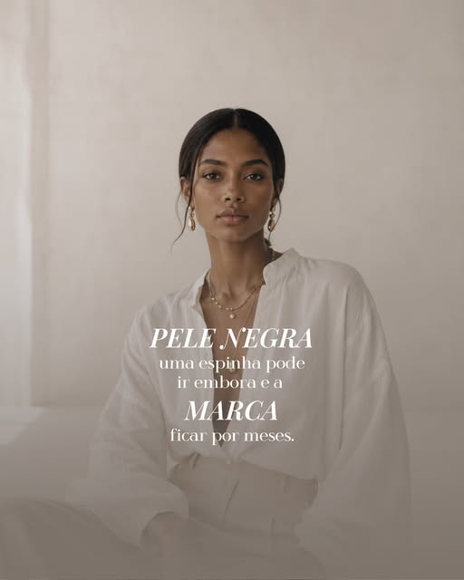 Pele negra tem especificidades que mudam o protocolo de cuidado. E essas particularidades nem sempre