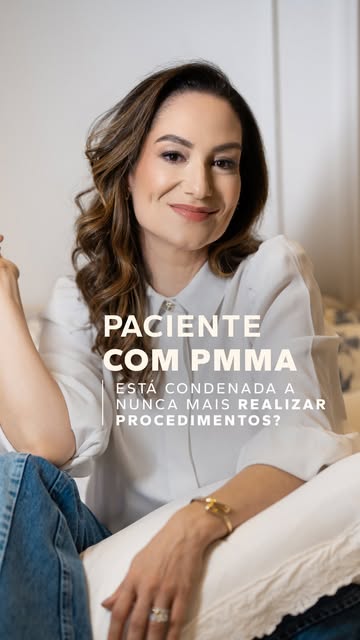 Ter PMMA não significa que você precisa abandonar o cuidado com a sua pele ou com a sua autoestima.
