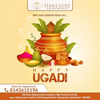 Ugadhi is all about balance – just like your skin ✨
Healthy food 🥗
Good sleep 😴
Right skincare 💧
