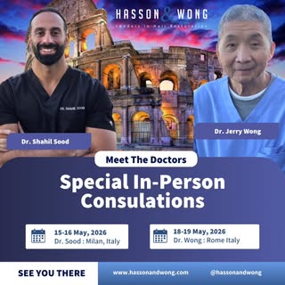 THIS IS GOING TO BE SPECIAL! SEE YOU THERE!! 
.
.
#hassonandwong #drsood #drwong #italy #hairrestora