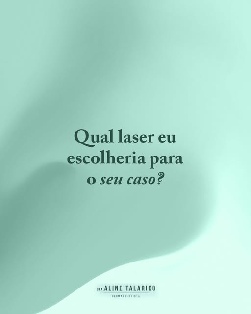 Eu sou a maior fã dos lasers, e quem se consulta comigo sabe que faço questão de investir em diferen