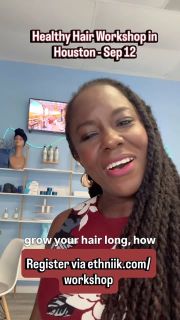Houston, are you ready for the Healthy Hair Workshop this Saturday?

Don’t miss this. We’re going to