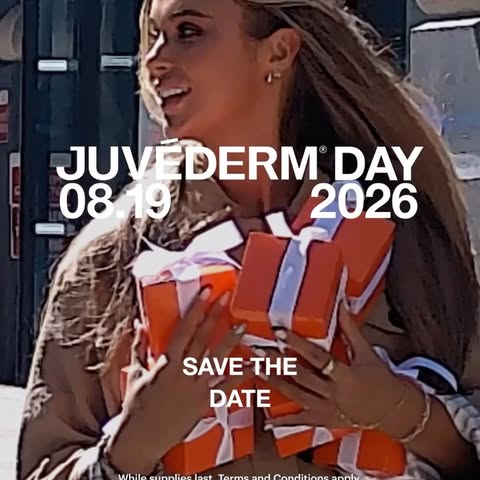 🎉 JUVÉDERM® Day is almost here—mark your calendars! 🤩

August 19, 2026 | 12:00 PM ET / 11:00 AM CT