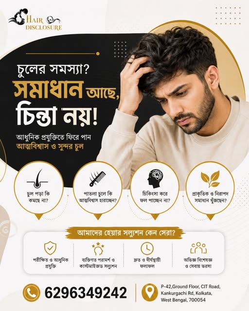 চুল পড়ছে? চুল পাতলা হয়ে যাচ্ছে? এবার চিন্তা নয়—সমাধানের পথে এগিয়ে যান!
আধুনিক প্রযুক্তি ও ব্যক্ত
