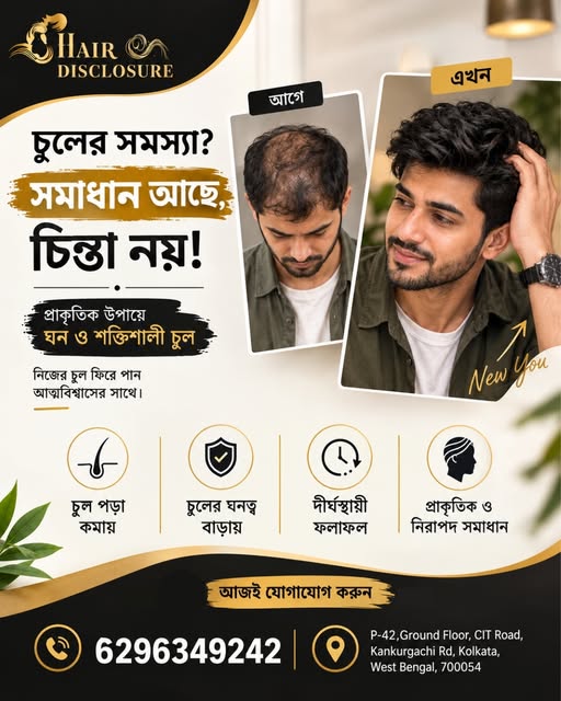 Hair fall se pareshan ho? Ab tension nahi—solution par focus karo! 💪
Thinning hair ko ignore mat ka