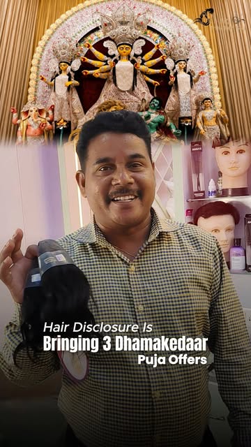 🔥 PUJA JUST GOT A LOT MORE DHAMAKEDAAR! 🔥
3 Puja offers. BIG savings. And a brand-new hair look wa
