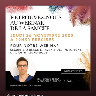 Présentation à la Samcep: innovation, sécurité et avenir pour les injections d’acides hyaluronique 
