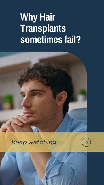 Most hair transplant failures aren't random, they're preventable.
Knowing what goes wrong is the fir