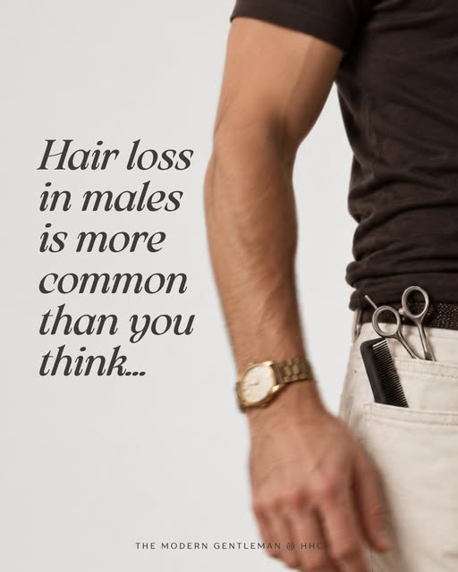 Hair loss is common. Talking about it? Not so much.

But just because male hair loss is common doesn