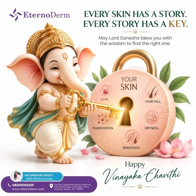 🪷✨ Every Skin Has a Story. Every Story Has a Key. ✨🪷

This Vinayaka Chavithi, may Lord Ganesha ble