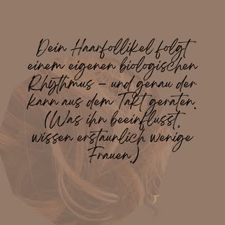 1️⃣ Was du als Haar siehst, ist eigentlich nur das Ergebnis. Die entscheidende Arbeit passiert tiefe