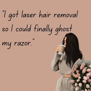 Who else is ghosting their razor 
♥︎

#laserhairremoval #hairfree
