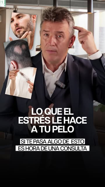 ¿Sabías que el estrés puede causar caída de pelo?

Y es muy distinta a la caída de cabello masculina