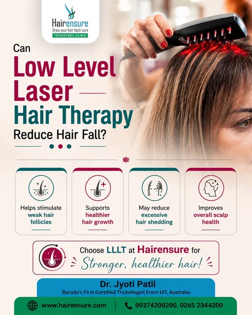 🌿 Stronger Hair Starts With Healthier Follicles.
Dealing with hair shedding or thinning? Low Level 