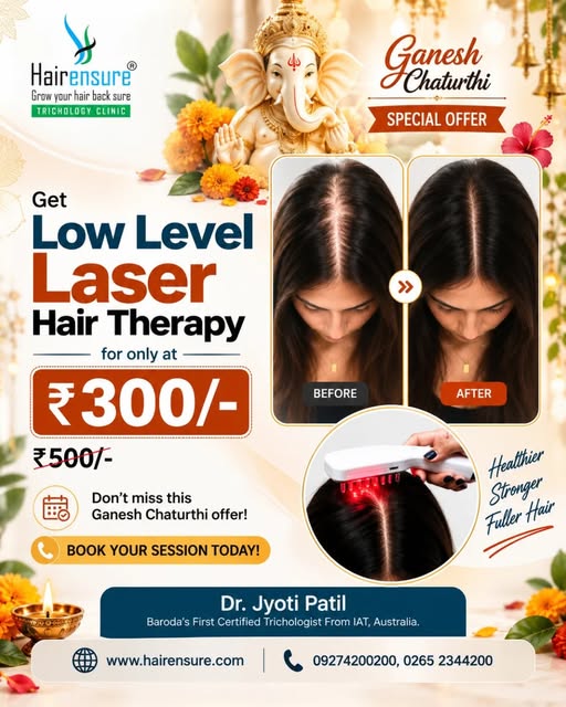 🎉 GANESH CHATURTHI SPECIAL OFFER! 🙏
Looking for a way to support healthier, stronger-looking hair?