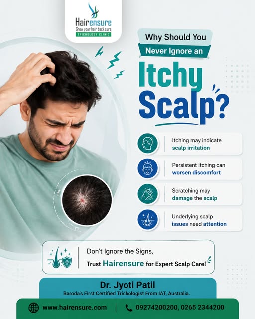 🚨 Itchy Scalp? Don’t Keep Scratching!
That constant urge to scratch could be your scalp telling you