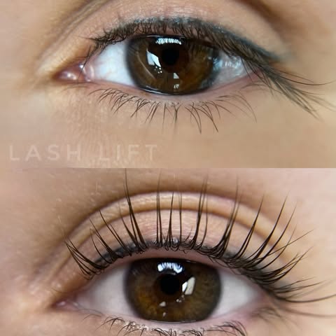 ✨ Wake up with naturally lifted, curled lashes—no extensions, no mascara, no lash curler.

A lash li