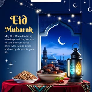 Eid Mubarak 🌙

This festive season, may your life be filled with happiness, prosperity, and renewed