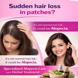 Sudden hair loss in patches is not just hair fall.
It could be Alopecia.

At Hair Pro 16 Hair Care C