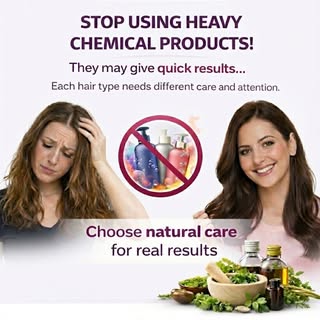 Stop damaging your hair with harsh chemicals ❌
Quick results today can lead to long-term damage tomo