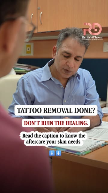 Tattoo Removal Done? Don’t Ruin the Healing.

After laser tattoo removal, proper aftercare helps pro