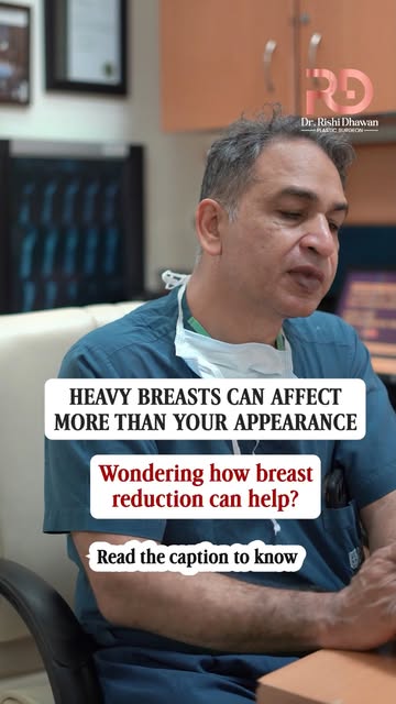 HEAVY BREASTS CAN AFFECT MORE THAN YOUR APPEARANCE.

For some women, very large or heavy breasts can