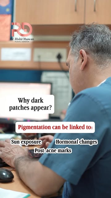 Why do dark patches appear on the skin?

Pigmentation happens when the skin produces excess melanin,