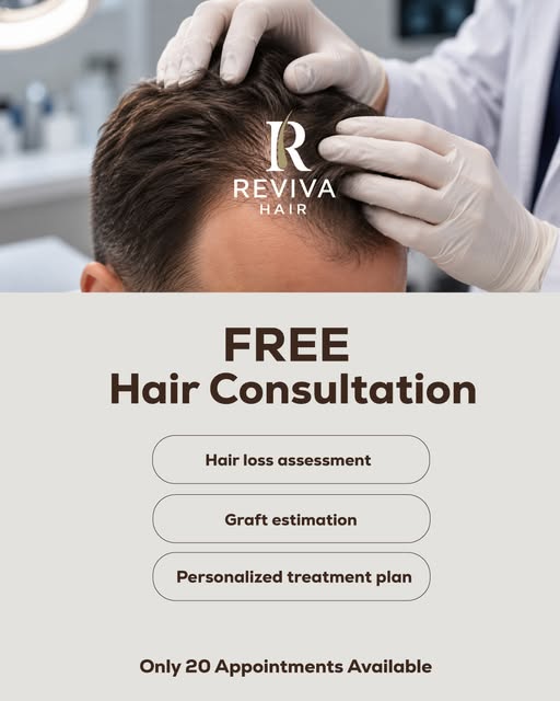 Your hair deserves a plan, not guesswork!

Book your FREE Hair Consultation at REVIVA Hair and recei