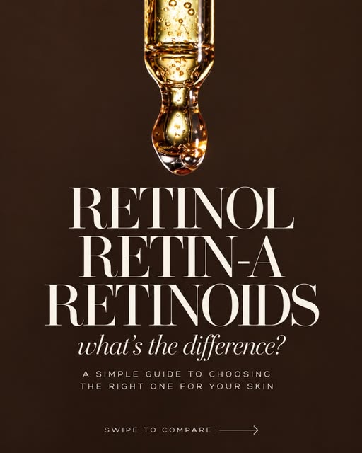 Retinol, retinal, Retin-A… what’s actually the difference?

They’re all retinoids…the difference is 