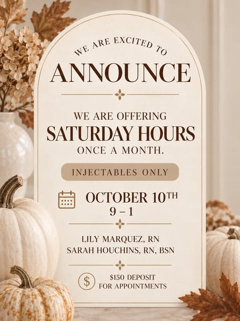 ✨ Saturday hours! ✨
We’re opening our doors one Saturday each month to make it a little easier to fi