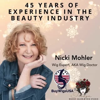 ✨ Meet Nicki Mohler—your wig expert with 45 years of experience in the beauty industry.⁠
⁠
Nicki has
