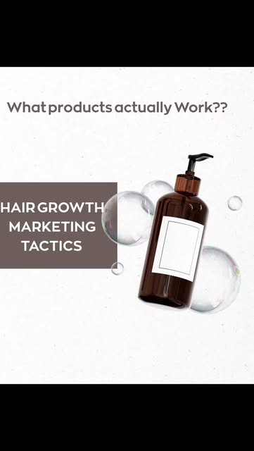 Hair loss is a business that produces A LOT of revenue for many companies. We weary, be diligent and