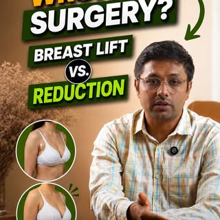 Breast lift or breast reduction—which one is right for you? 🤔

They may sound similar, but they add