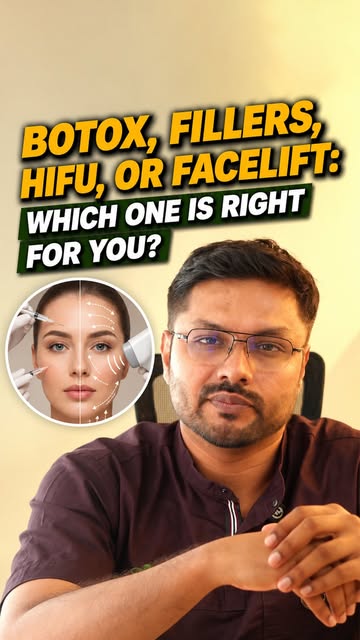 Botox, Fillers, HIFU or Facelift — Which One Is Right for You? 🤔

There’s no one-size-fits-all answ
