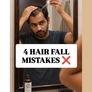 😳 4 Hair Fall Mistakes Almost Everyone Makes

Hair fall isn't always about genetics. Sometimes, eve