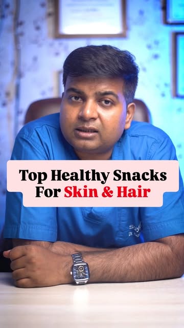Top Healthy Snacks For Skin & Hair !

Your skin and hair health starts with what’s on your plate.
In