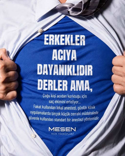 “Erkekler acıya dayanıklıdır” derler.

Ama konu saç ekimi olunca birçok kişi acı ihtimalinden çekind