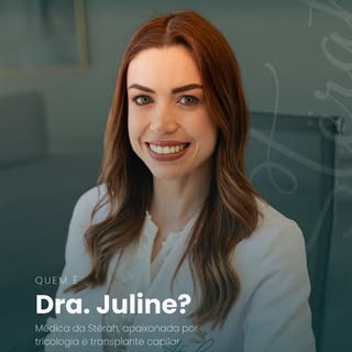 A medicina sempre esteve no caminho da @drajuline , mas foi na tricologia que ela descobriu sua verd