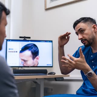 Alla konsultationer utförs av Dr Armin.

Vi lägger stor vikt vid konsultationen. En hårtransplantati