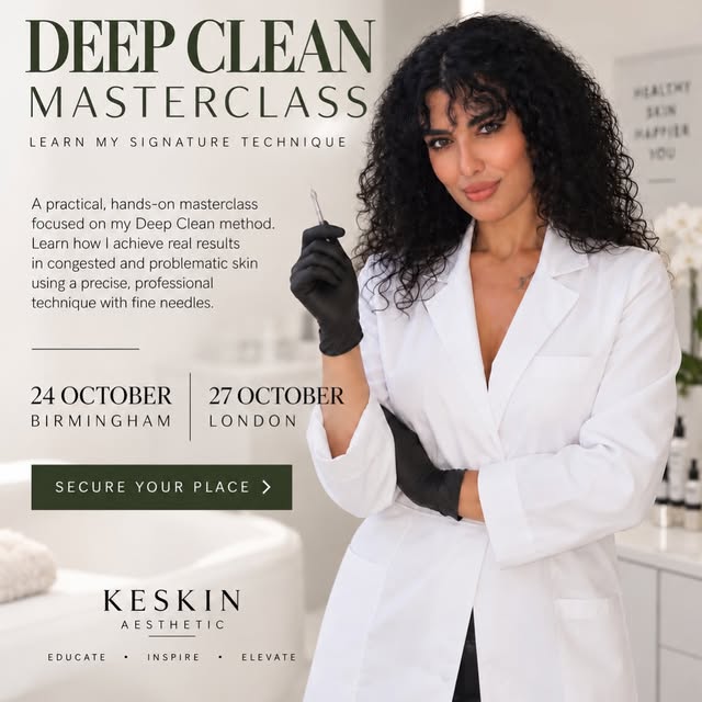 DEEP CLEAN MASTERCLASS 

Learn my signature Deep Clean technique step by step.

A practical, hands-o