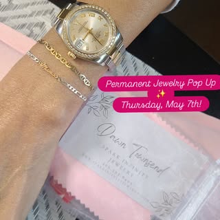 Permanent Jewelry Pop Up ✨
Thursday, May 7th
Seattle Microblading Studio

The perfect Mother’s Day g