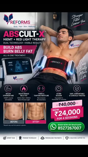 Busy schedule. Stubborn belly. There’s a smarter way to work on your core. 💪✨

Introducing ABSCULT-