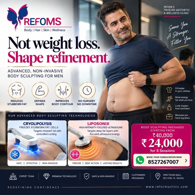 Not weight loss. Shape refinement
You’ve built your career, your life and your confidence. Now, give