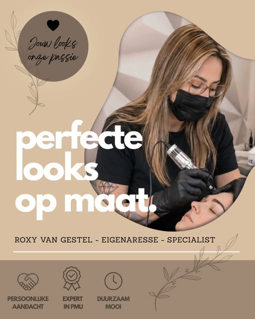 Hi! Ik ben Roxy 🌸

Al weer bijna 17 jaar gespecialiseerd in permanente make-up en het is nog altijd