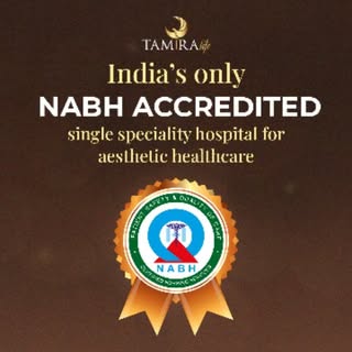 Welcome to India’s ONLY NABH-accredited single speciality hospital for aesthetic healthcare.
Welcome