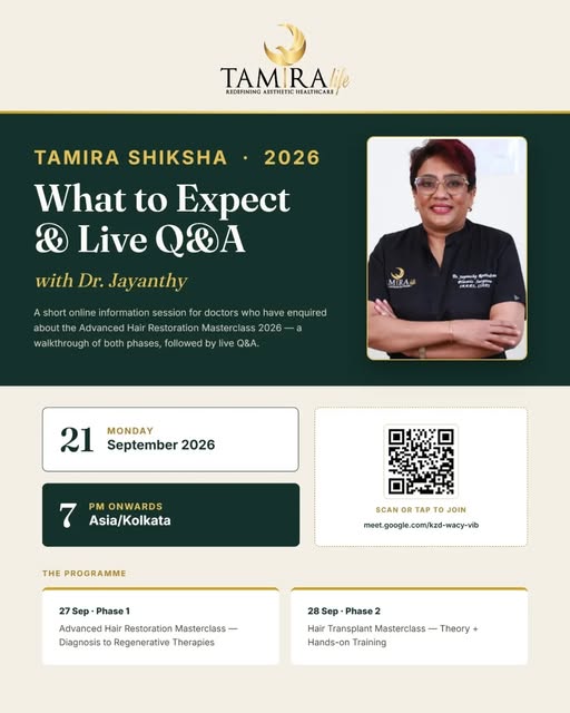 Tamira Shiksha 2026 | What to Expect & Live Q&A with Dr. Jayanthy

Join us for Tamira Shiksha 2026 –
