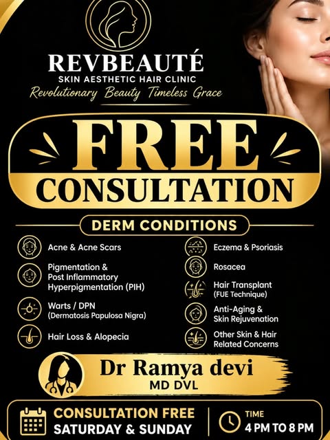 Get Free consultation!!! 😊 
Limited Timeoffer 🎊 @revbeaute_official
📞 8220063473
 
#poonamallee #