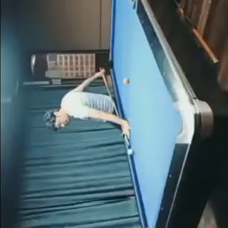 Favourite trick shot.
Finishing with style.