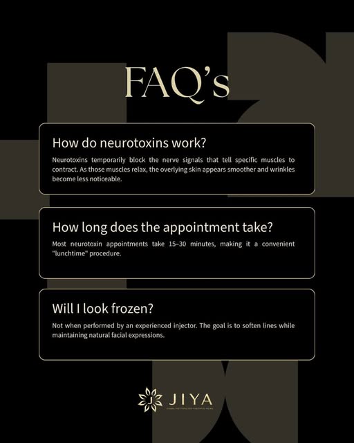 A great neurotoxin treatment should be nearly invisible, softer lines, same you.

We use neurotoxins