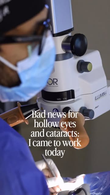 Hollow eyes and cataracts are about to have a rough day.💪🏻

Whether it’s restoring volume and stru